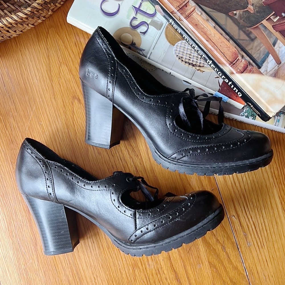 b.o.c. boc high heels Oxford Mary Janes